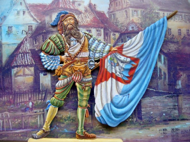 Landsknecht Fahnenträger