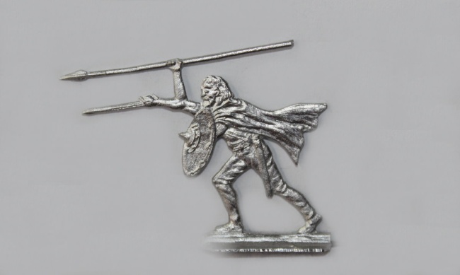 Gemanen Krieger angreifend