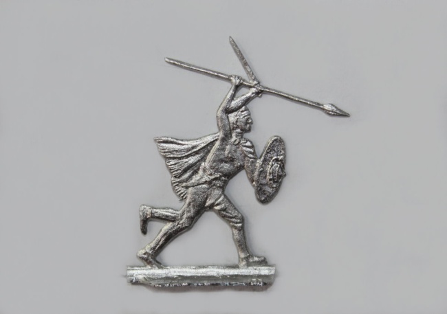 Gemanen Krieger angreifend