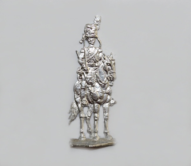 Carabinier (-1809) zu Pferd, halbfrontal