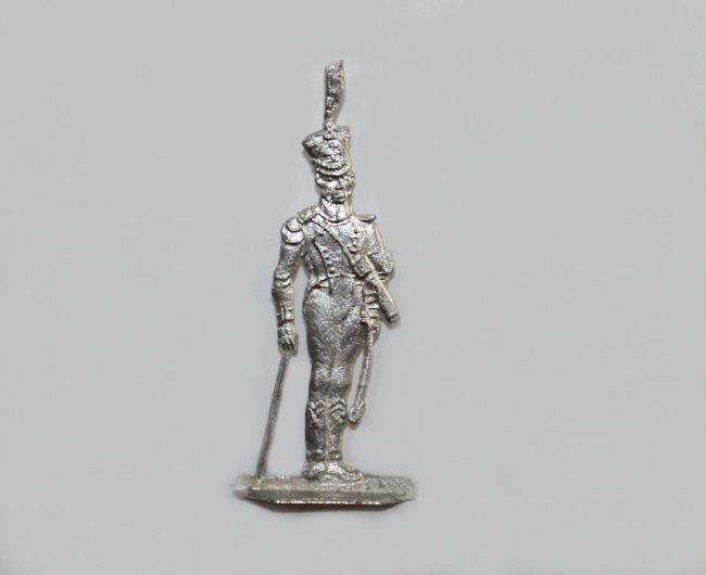 Adjudant-Sous-Offz. m. Fernrohr u. Tasche