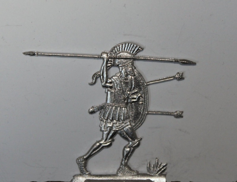 Hoplite mit erhobenem Speer