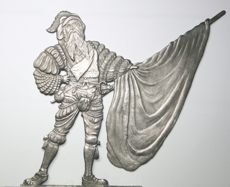 Landsknecht Fahnenträger 100mm