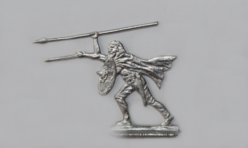 Gemanen Krieger angreifend