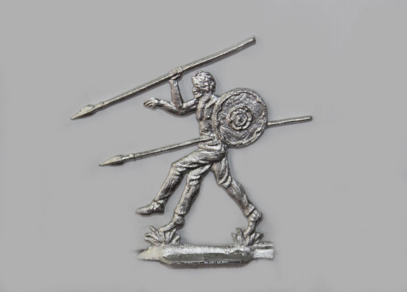 Gemanen Krieger angreifend