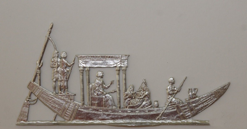 ägyptisches Nilboot mit einem hohen Beamten