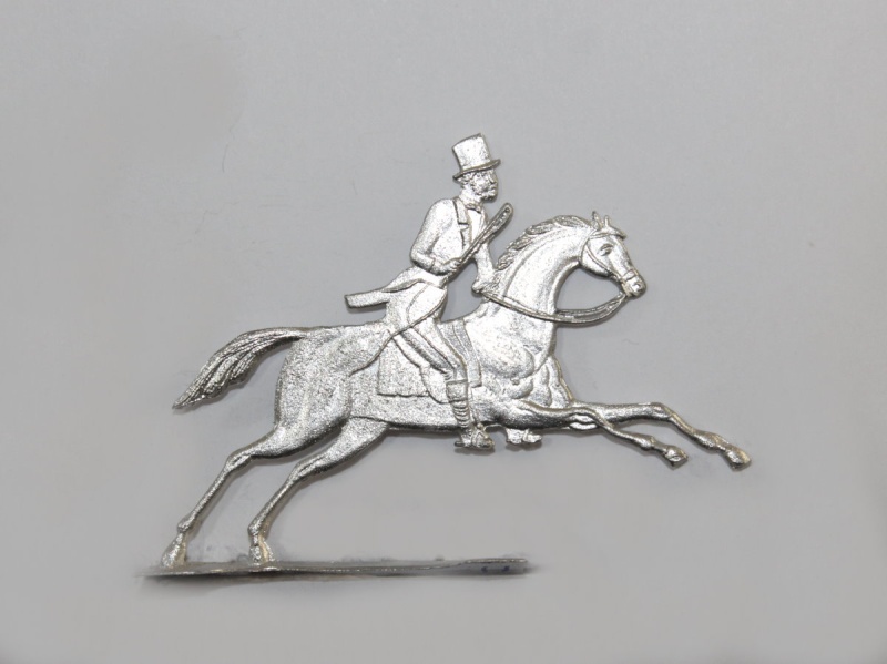 Jäger zu Pferd galoppierend