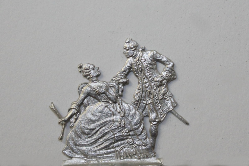 Kronprinz Friedrich gibt eine Gesellschaft auf Schloss Rheinsberg 1735 - komplette Serie