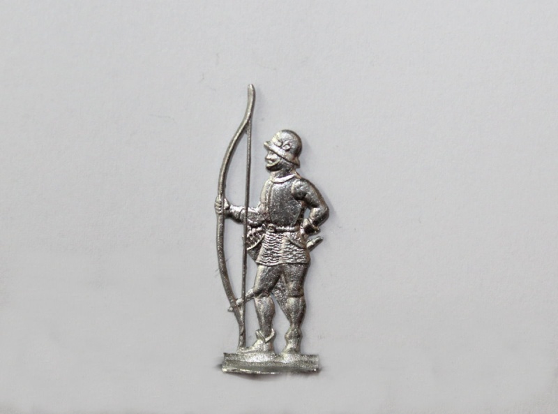 Bogenschütze im Profil