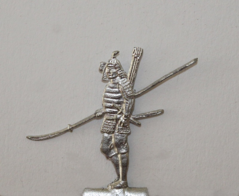 Samurai mit Yari im Marsch